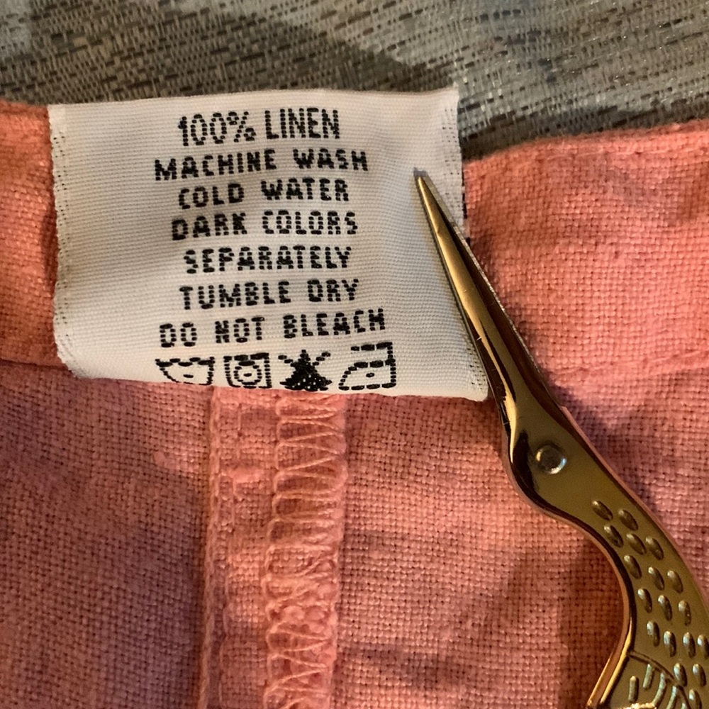 100%LINEN “CLICK “DRESS - Picture 4 of 6